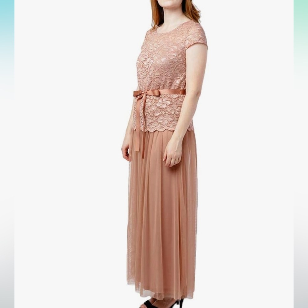 Candalite Petite | size PLarge | champagne dress